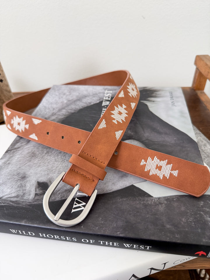 Gemma Embroidered Belt