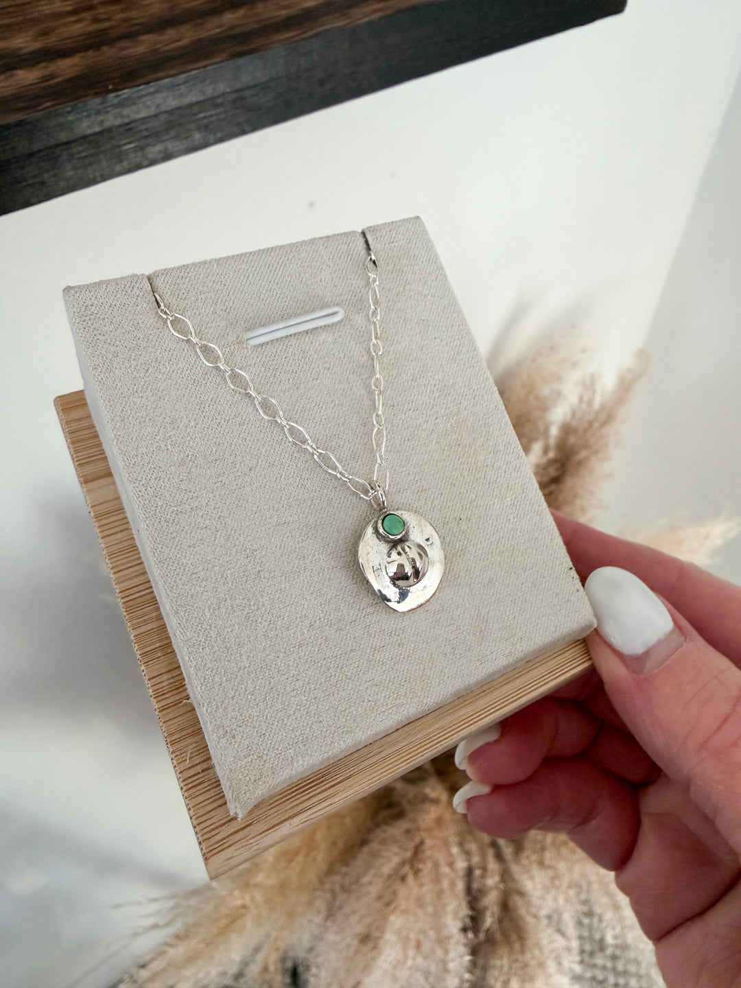 Cowboy Hat Sterling Silver Necklace