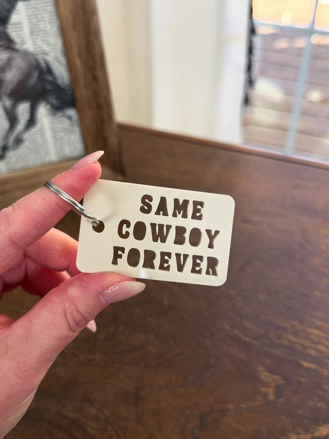 Same Cowboy Forever Keychain - Lunabelle West