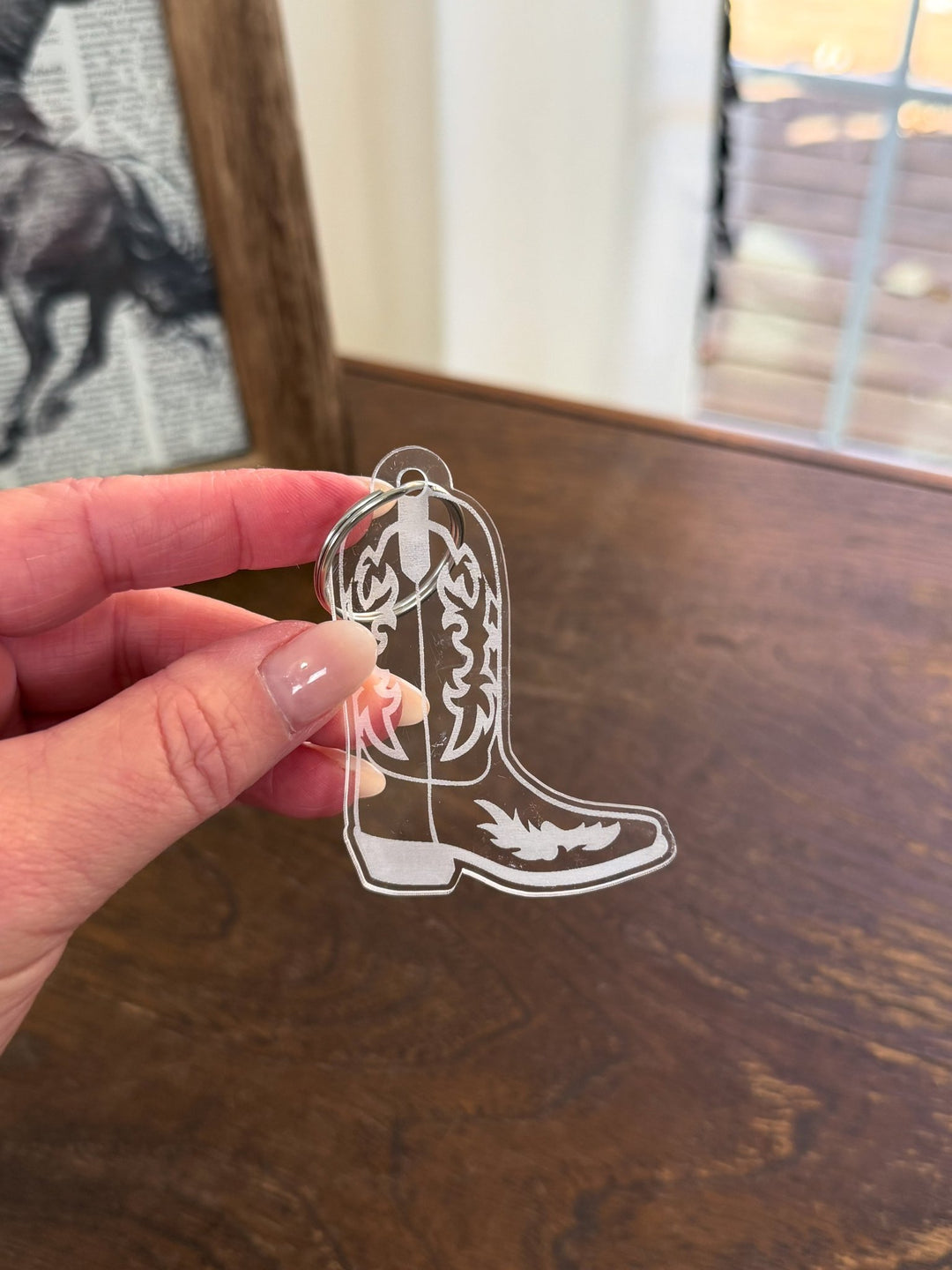 Cowboy Boot Keychain - Lunabelle West
