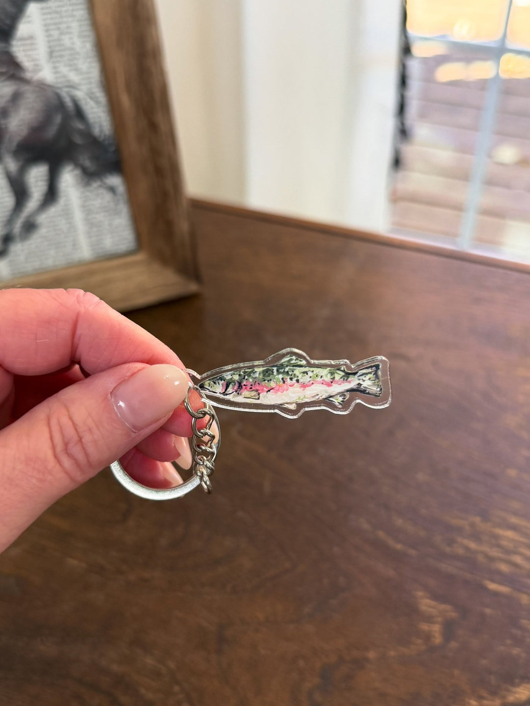 Rainbow Trout Keychain - Lunabelle West