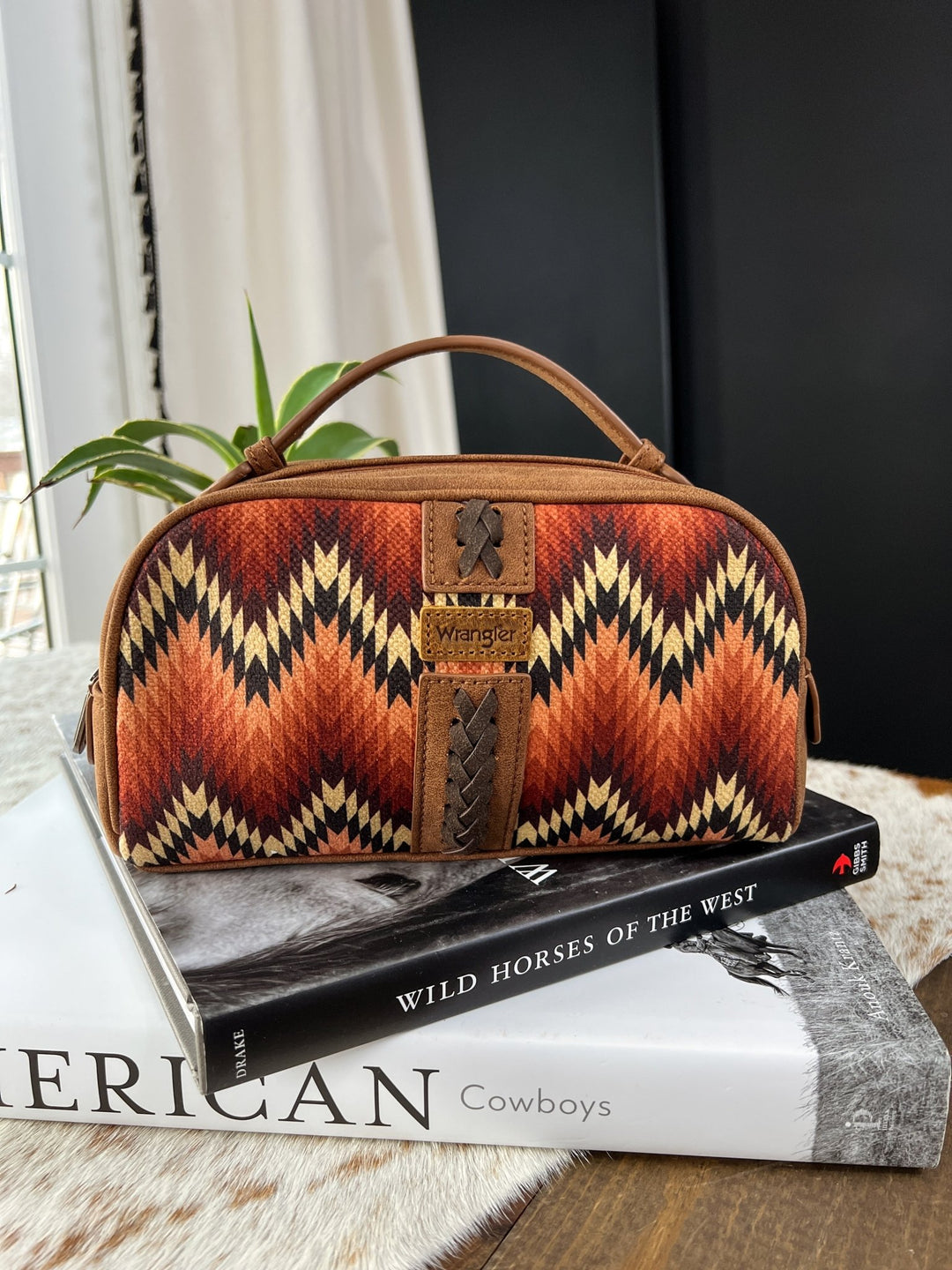 Southwestern Makeup Bag (Rust) - Lunabelle West