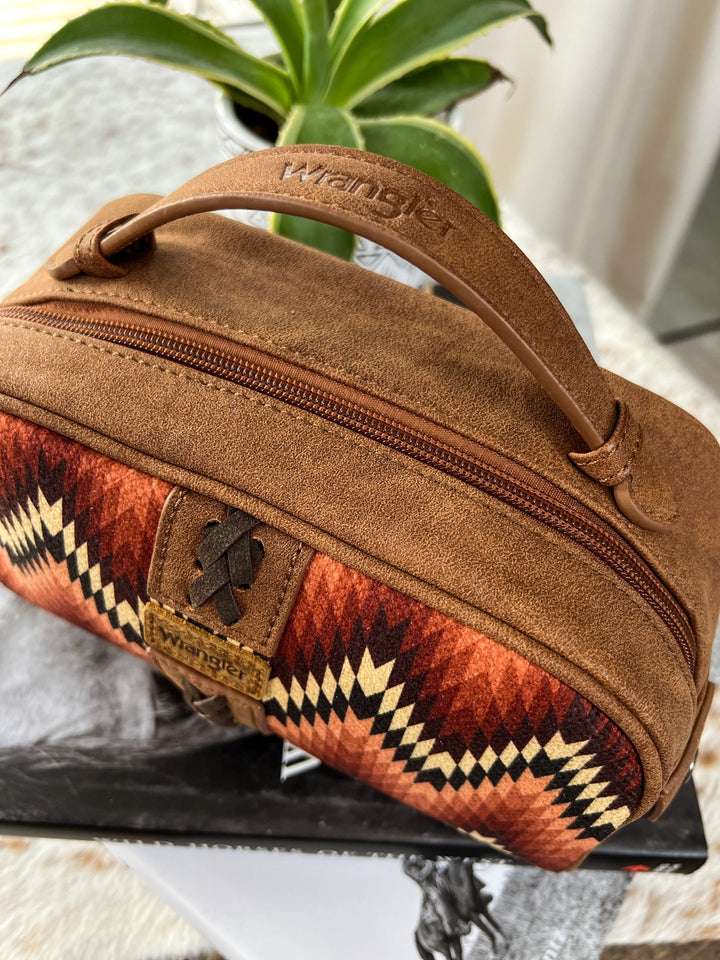 Southwestern Makeup Bag (Rust) - Lunabelle West