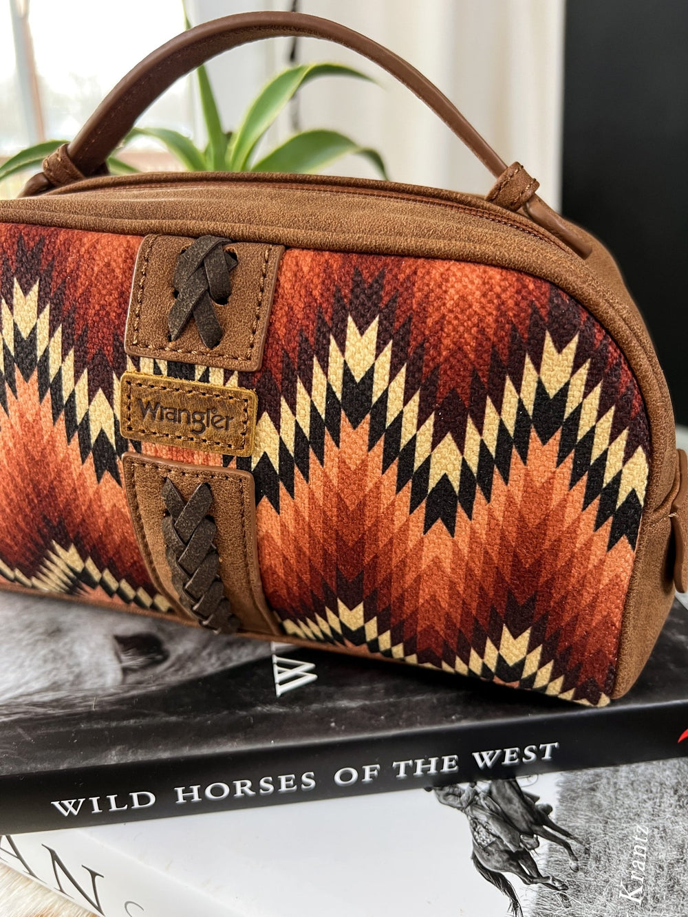 Southwestern Makeup Bag (Rust) - Lunabelle West