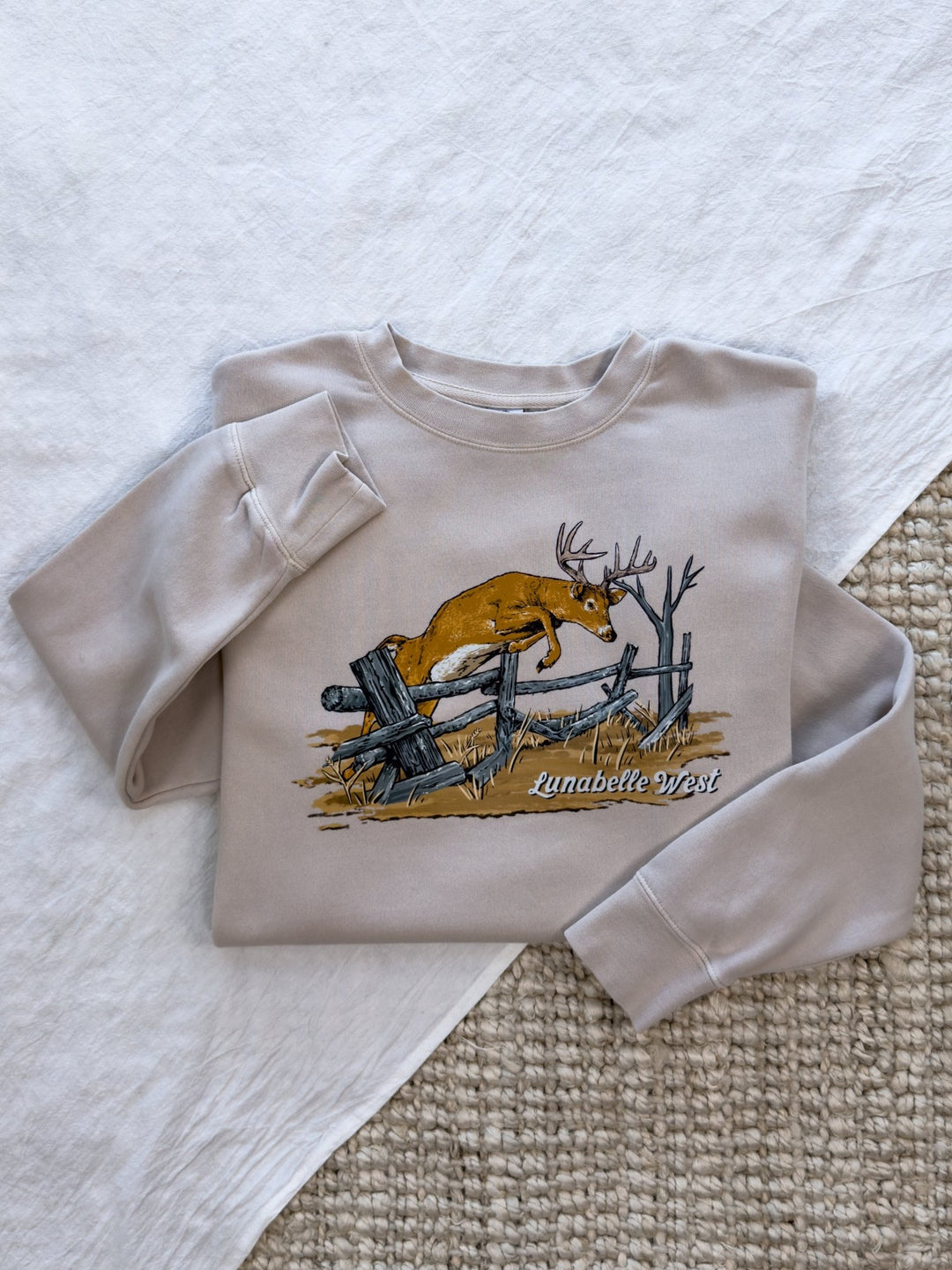 Big Buck Crewneck - Lunabelle West