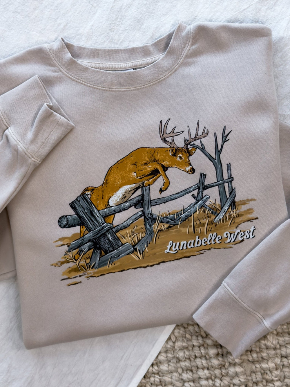 Big Buck Crewneck - Lunabelle West