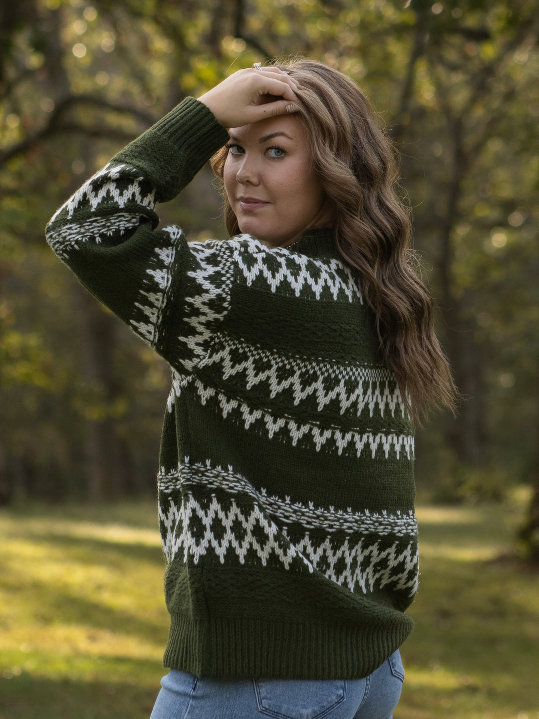 Evergreen Fair Isle Sweater