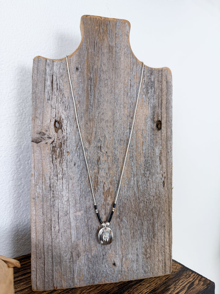 Cowboy Nights Sterling Silver Necklace