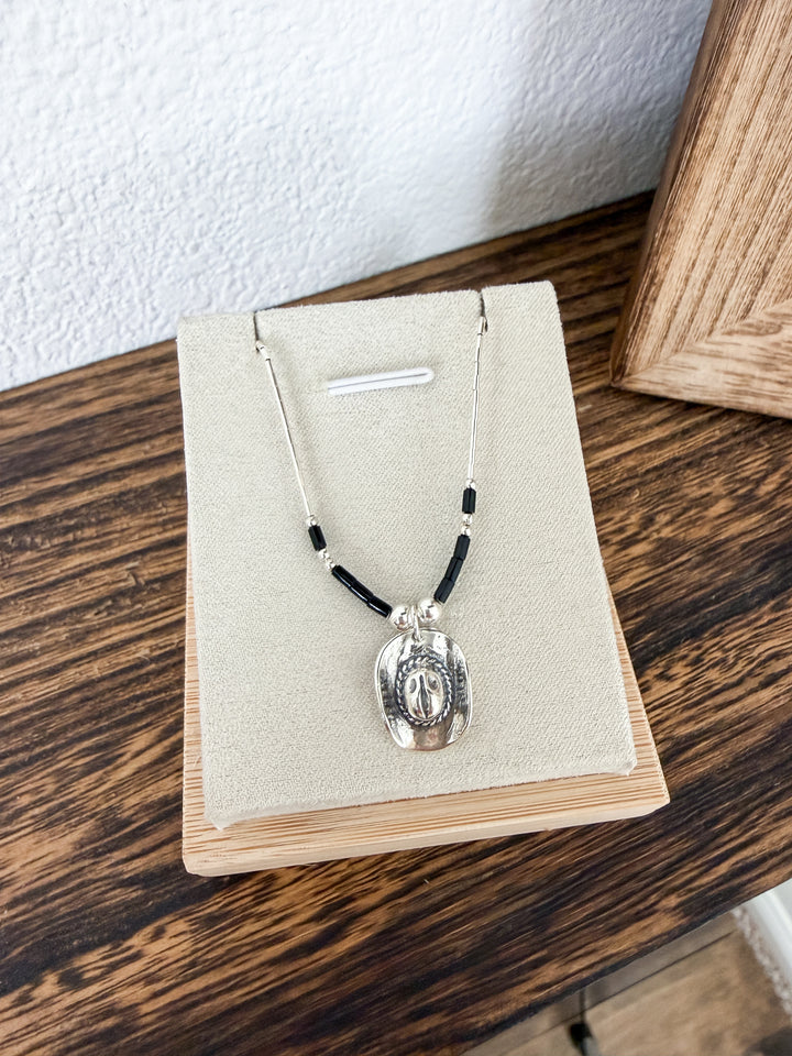 Cowboy Nights Sterling Silver Necklace