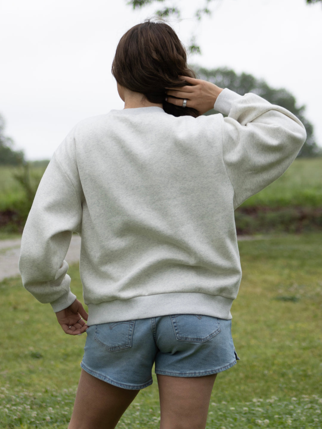 American Patchwork Flag Crewneck