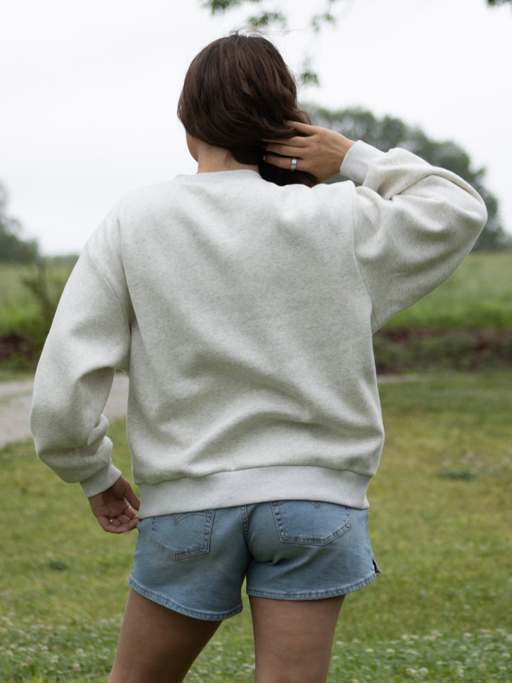 American Patchwork Flag Crewneck