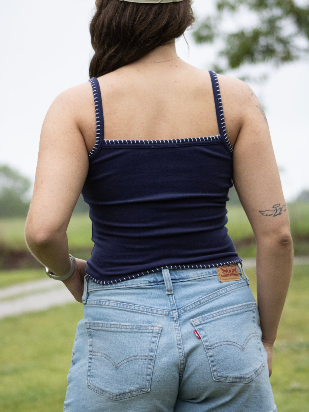 American Patchwork Flag Tank