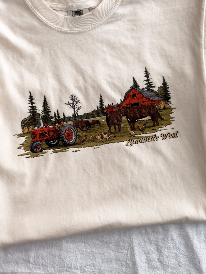Homestead Morning Tee - Lunabelle West
