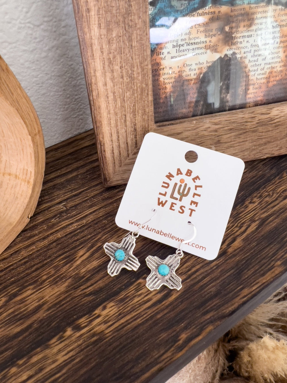 Sadie Turquoise Earrings - Lunabelle West