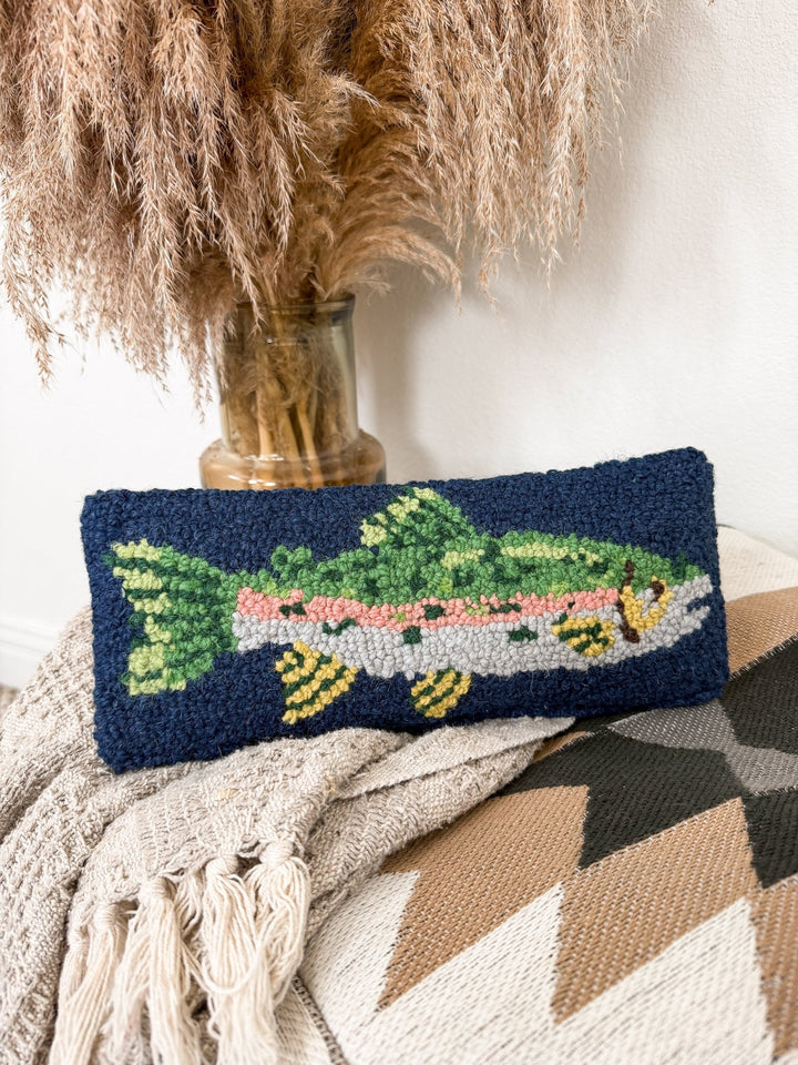 Trout Hook Pillow - Lunabelle West