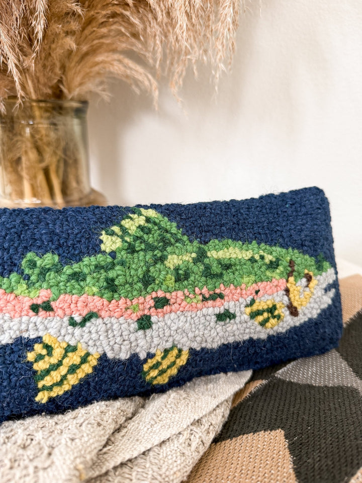 Trout Hook Pillow - Lunabelle West