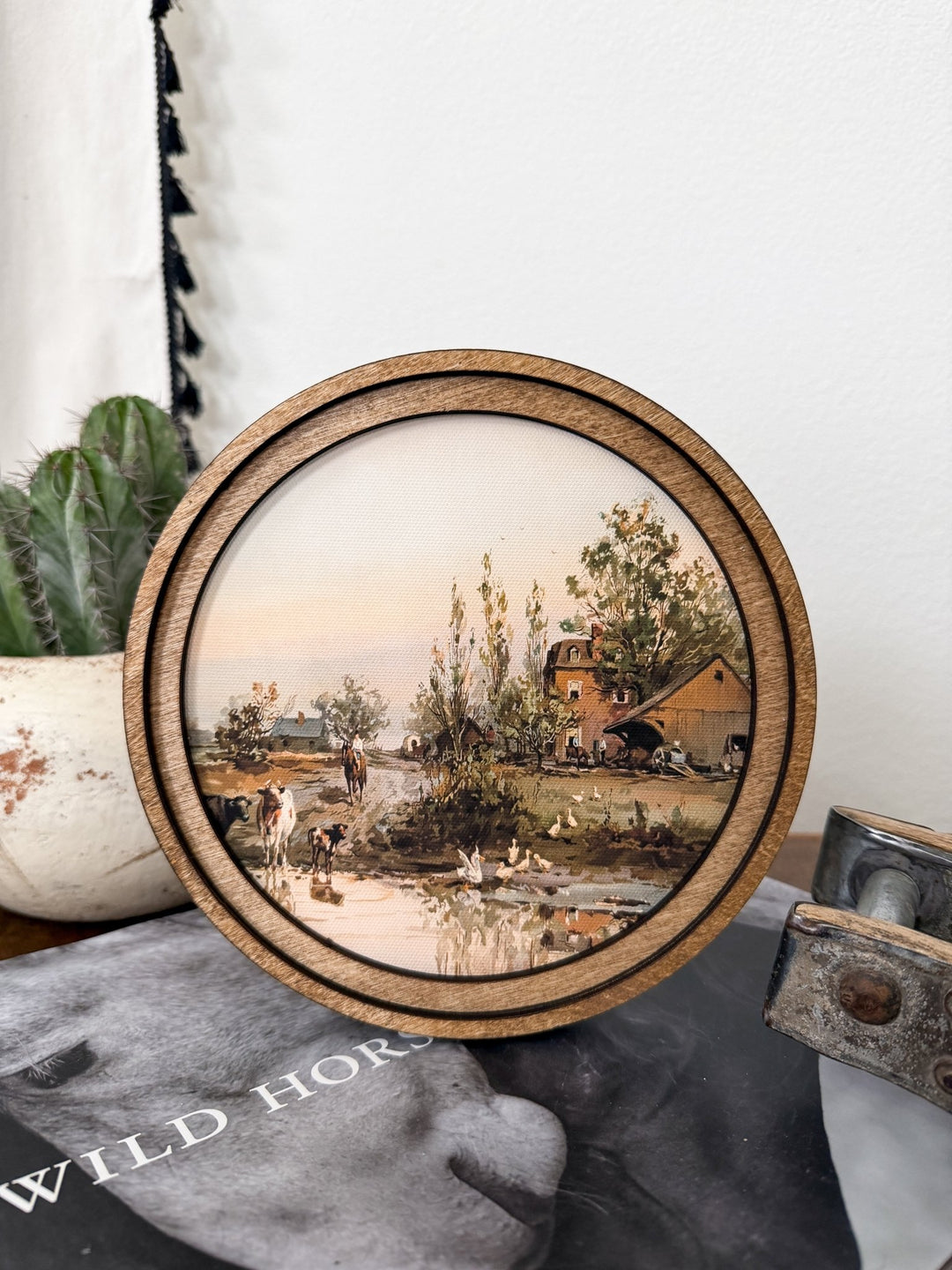 Farm Pond Framed Art - Lunabelle West