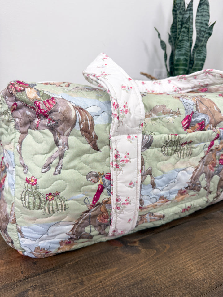 Sawyer Quilted Duffle Bag