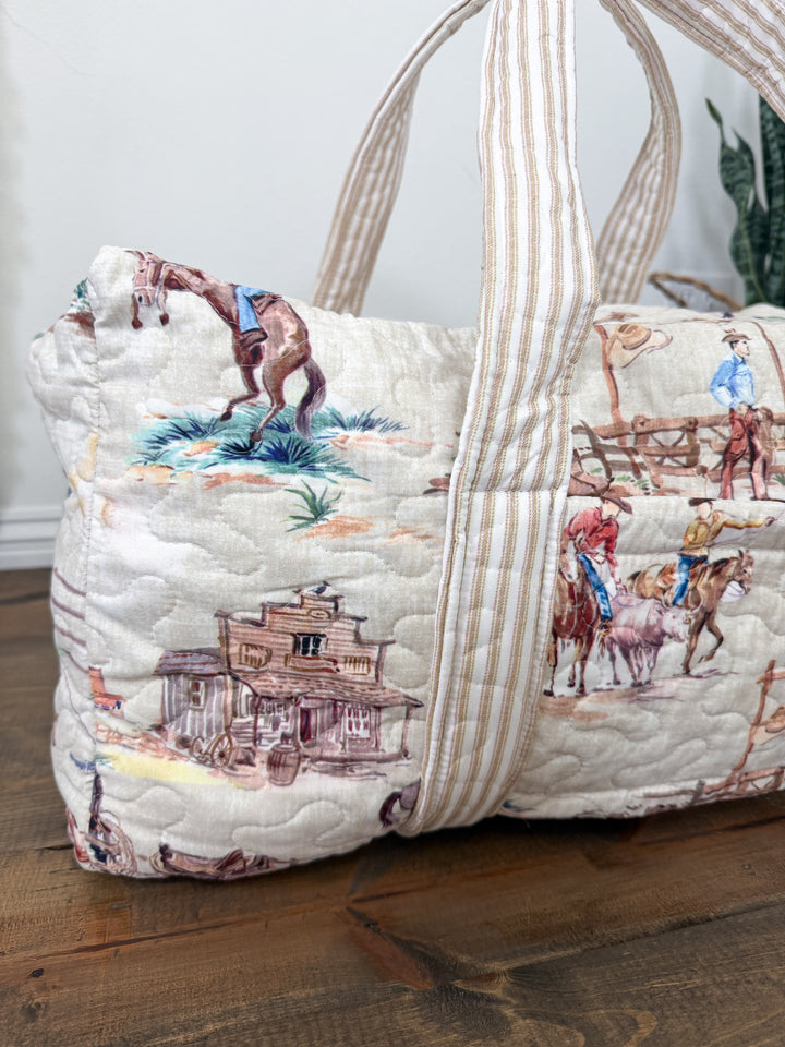 Amarillo Quilted Duffle Bag