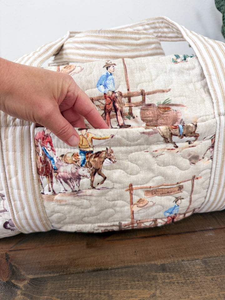 Amarillo Quilted Duffle Bag