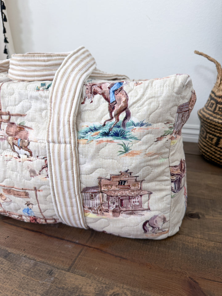Amarillo Quilted Duffle Bag