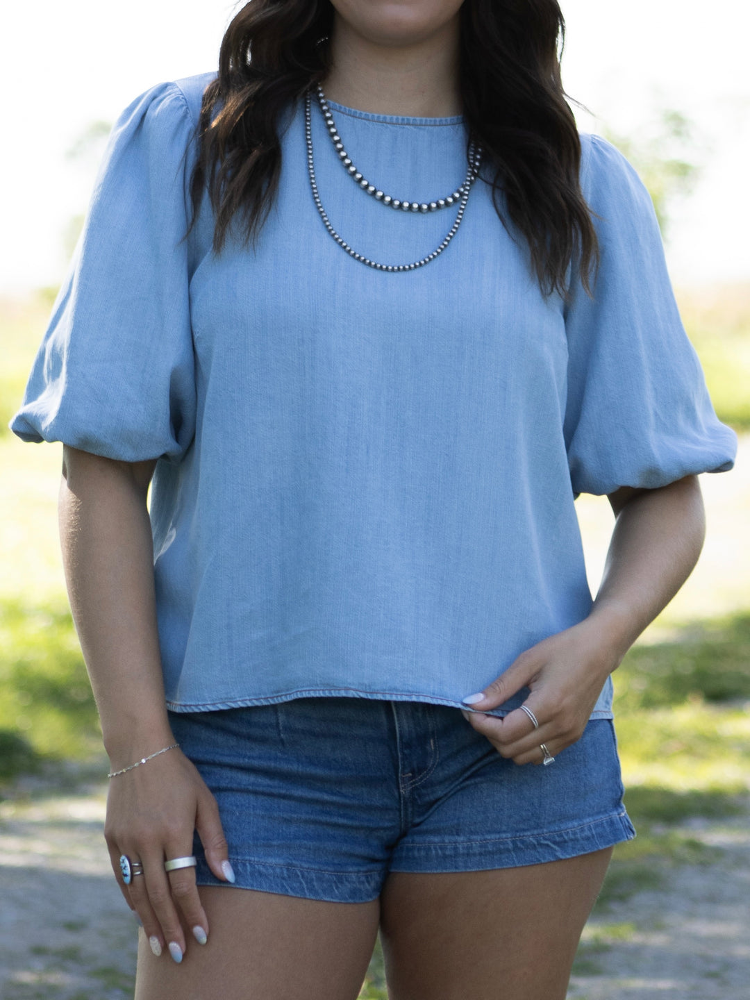 Lila Tie Back Top