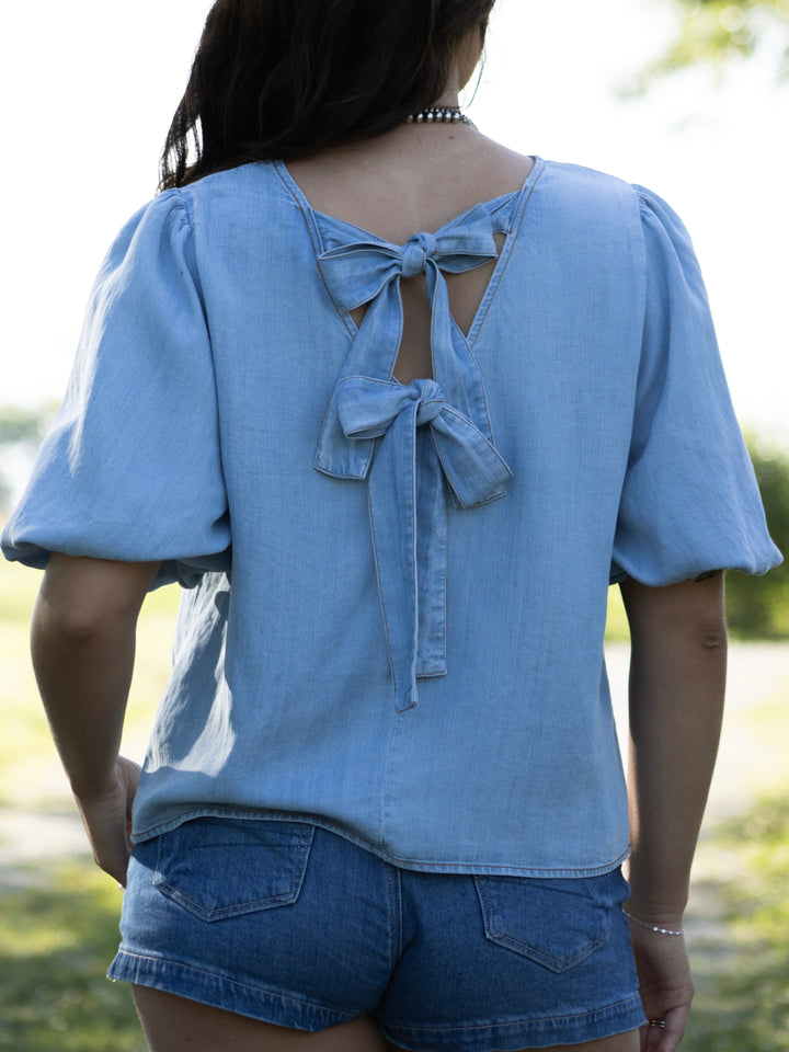 Lila Tie Back Top
