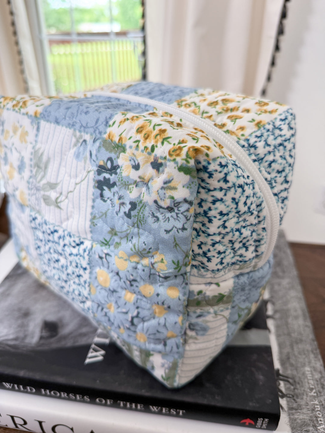 Baylee Quilted Makeup Bag