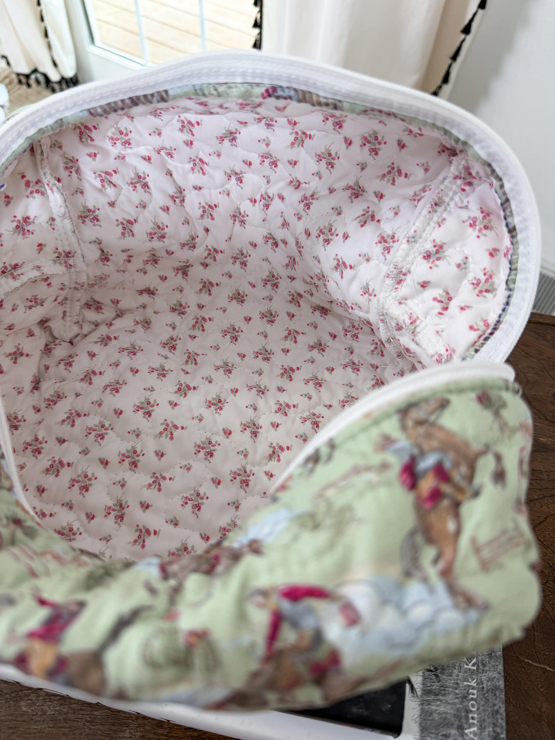 Sawyer Quilted Makeup Bag
