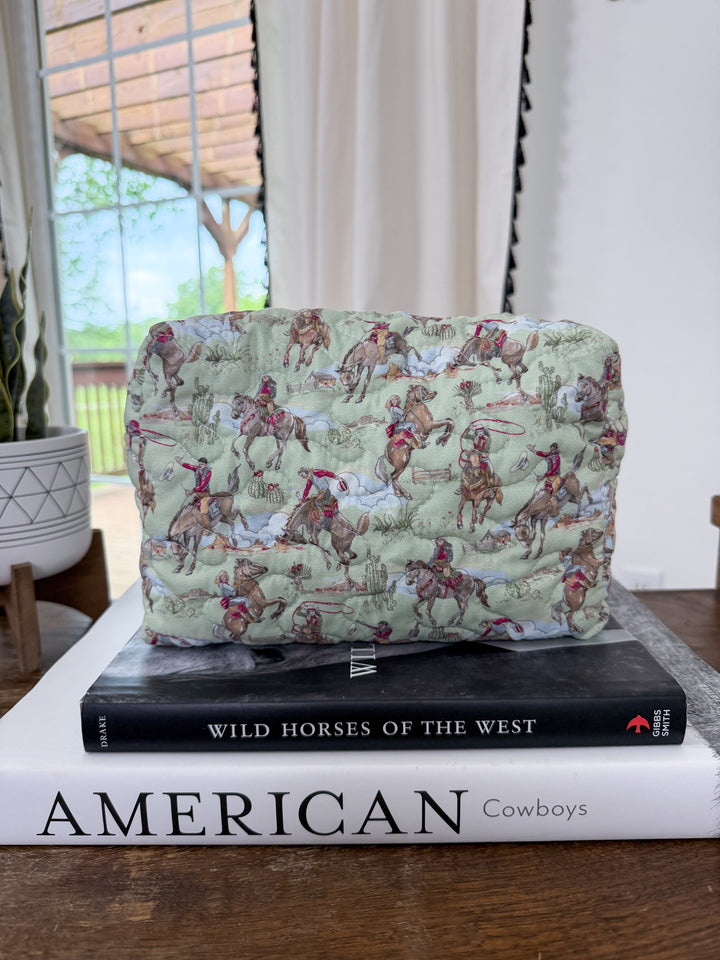 Sawyer Quilted Makeup Bag