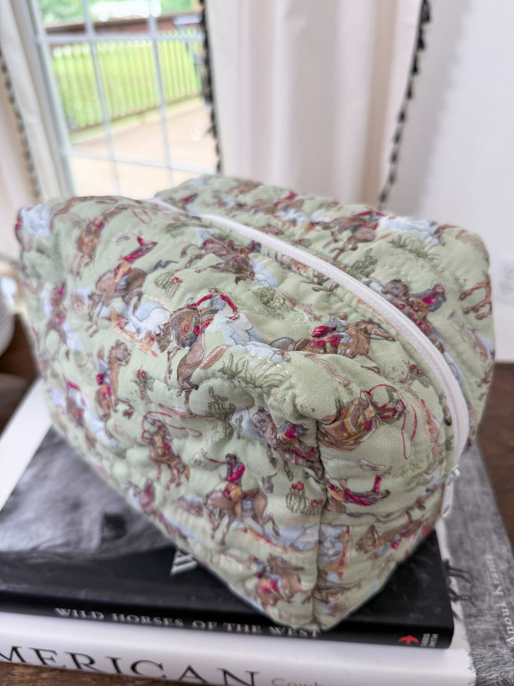 Sawyer Quilted Makeup Bag