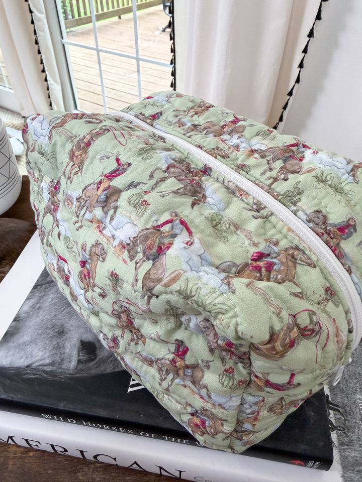 Sawyer Quilted Makeup Bag