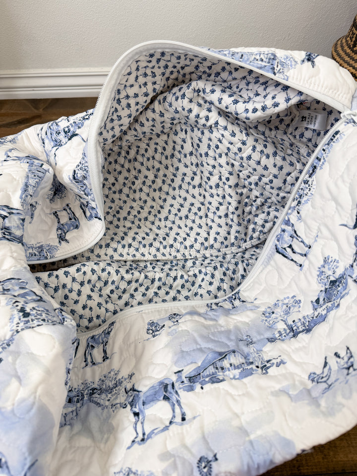 San Antonio Quilted Duffle Bag