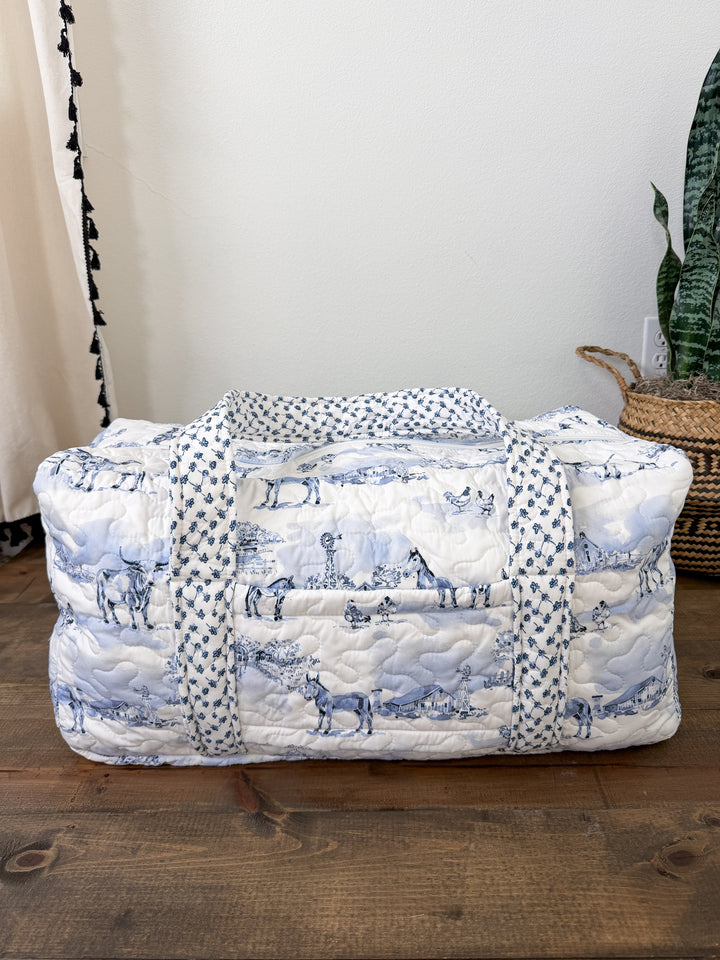 San Antonio Quilted Duffle Bag
