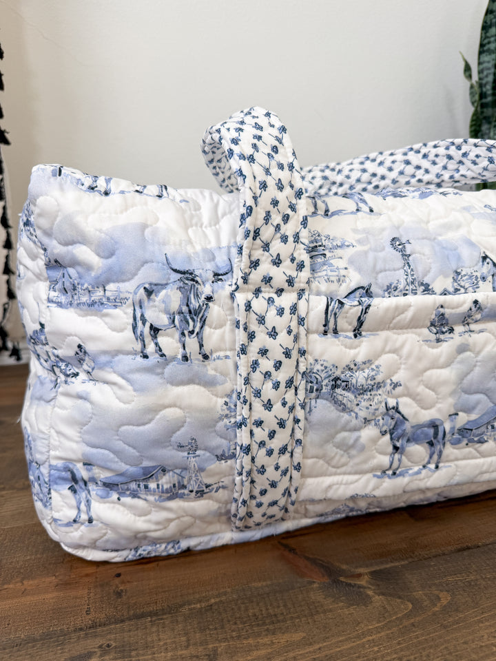 San Antonio Quilted Duffle Bag