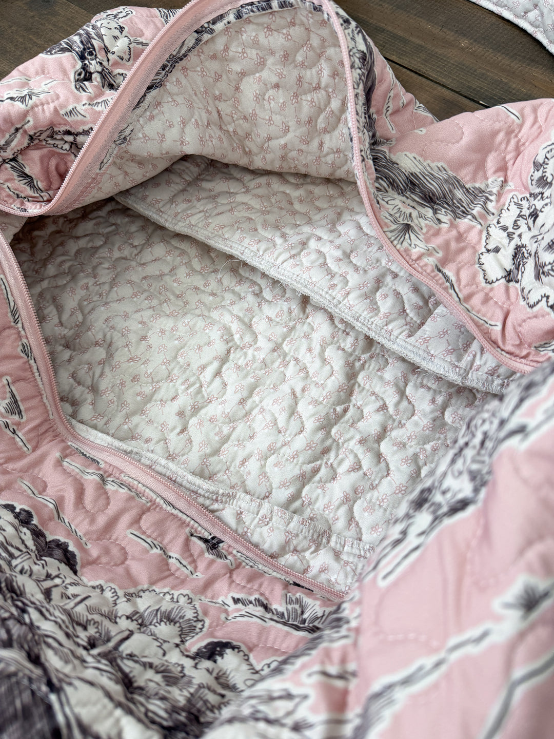 Silver Canyon Quilted Duffle Bag