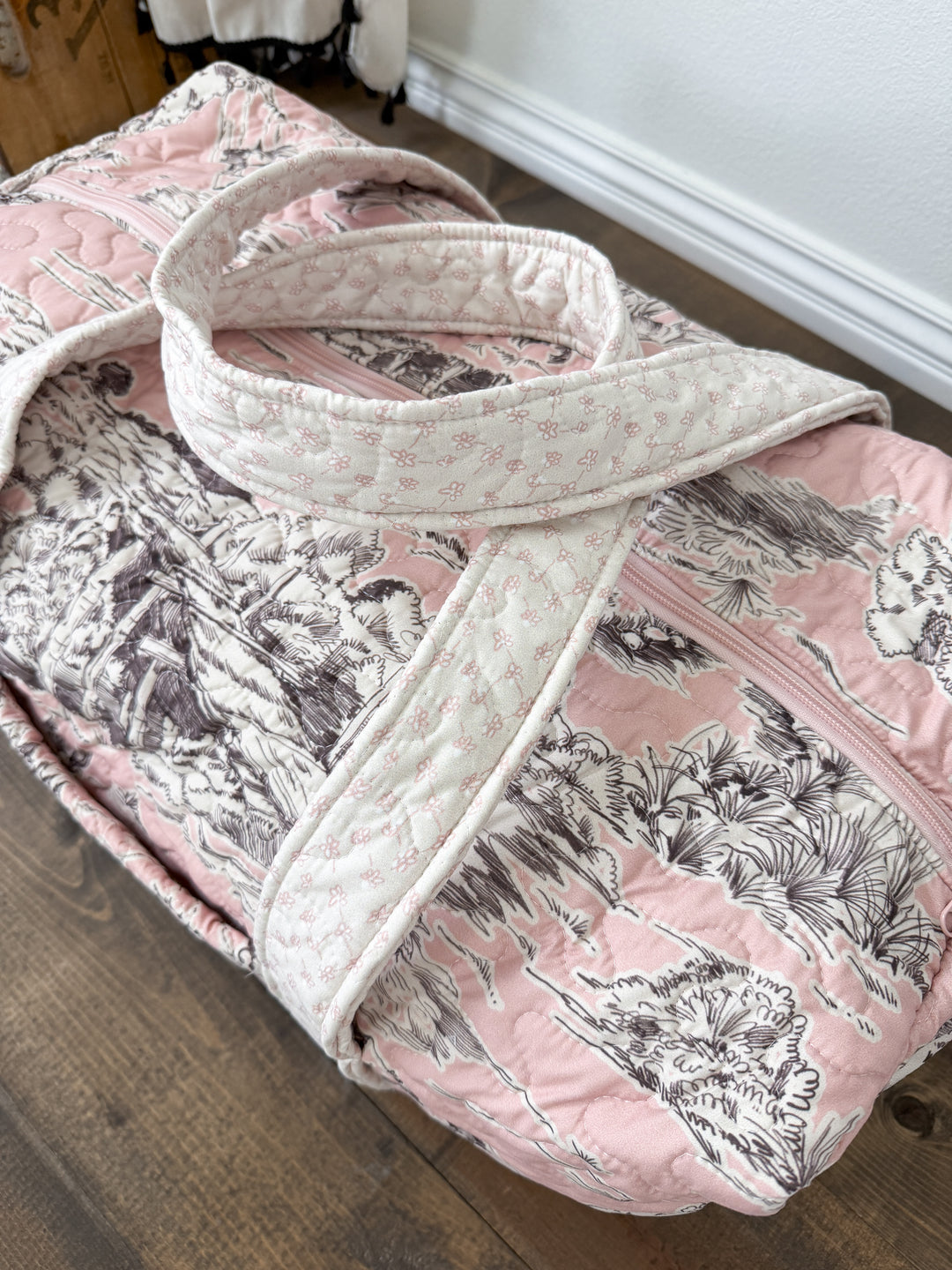 Silver Canyon Quilted Duffle Bag