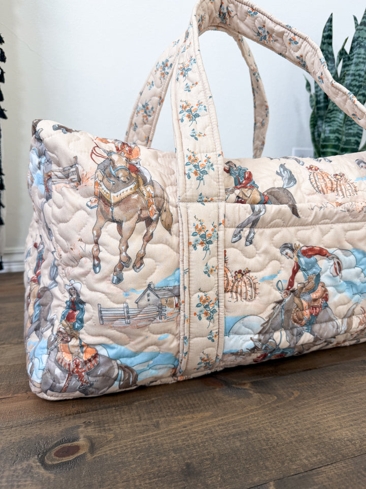 Laramie Quilted Duffle Bag