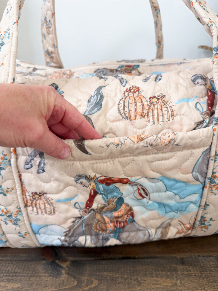 Laramie Quilted Duffle Bag