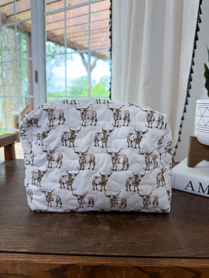 Bandera Quilted Makeup Bag