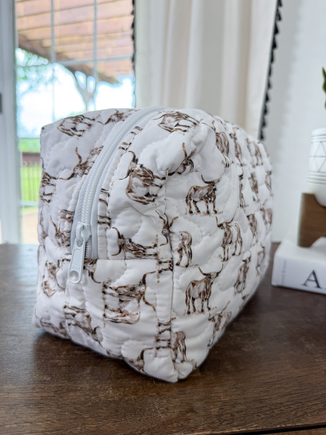 Bandera Quilted Makeup Bag