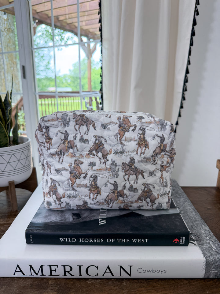 Durango Quilted Makeup Bag