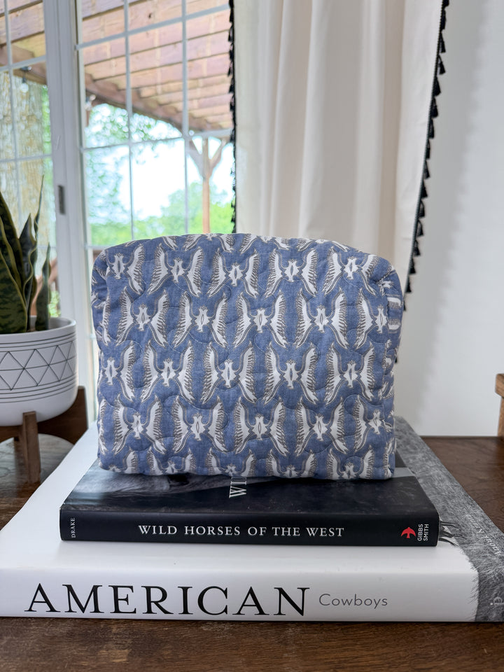 Santa Fe Quilted Makeup Bag