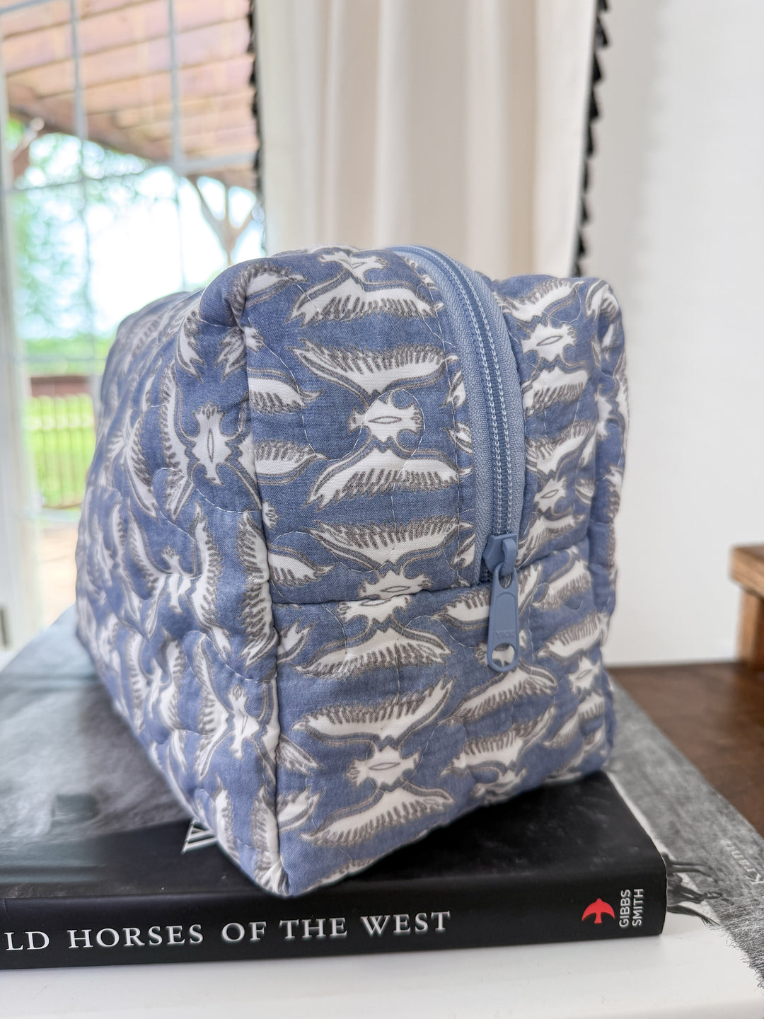 Santa Fe Quilted Makeup Bag