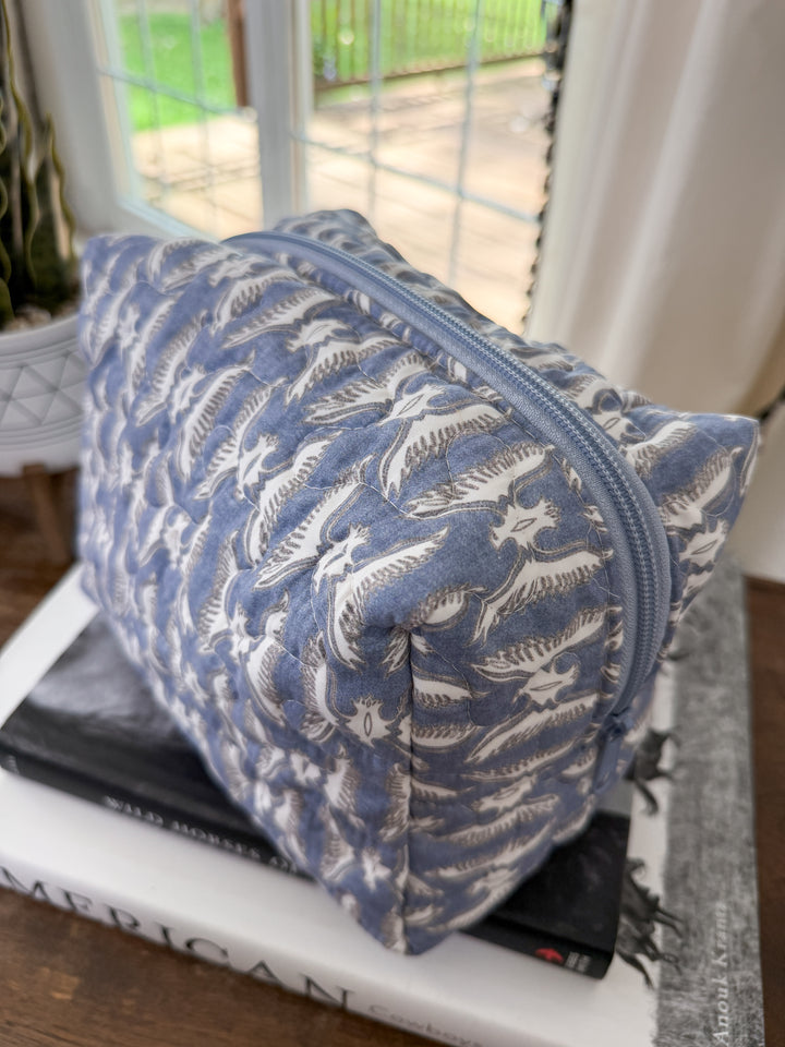 Santa Fe Quilted Makeup Bag