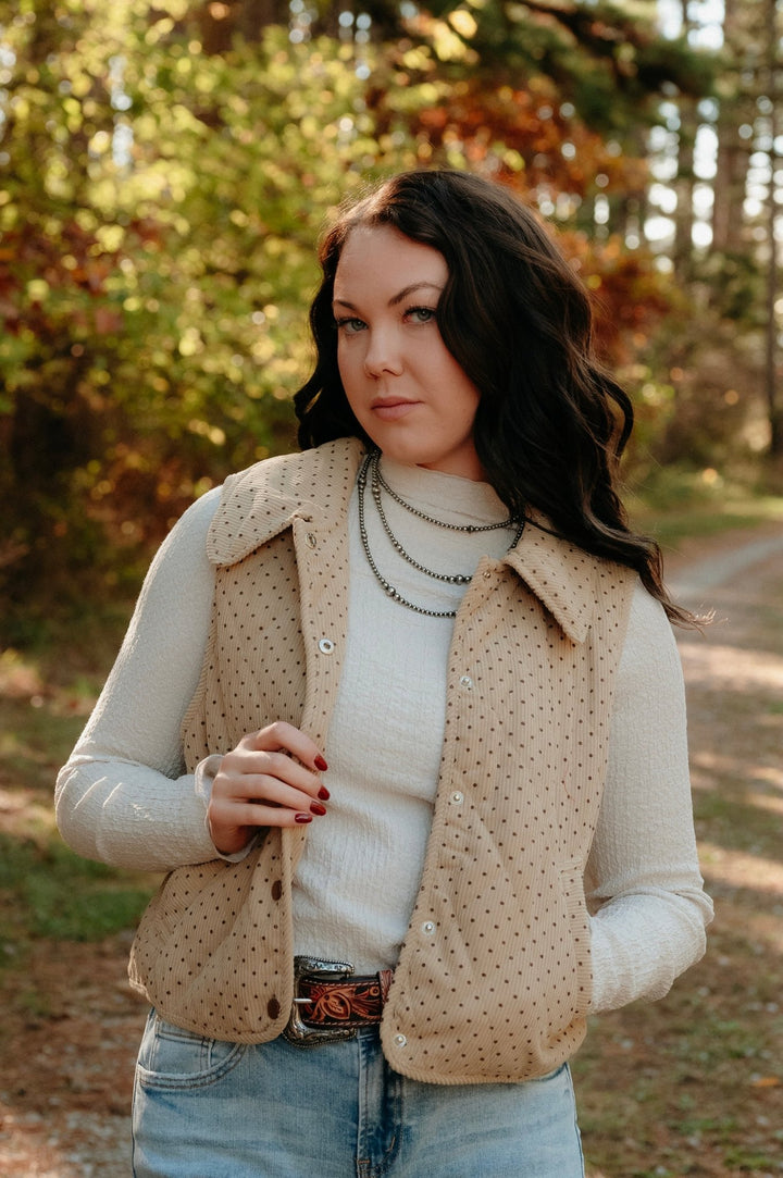 Iverson Corduroy Vest - Lunabelle West