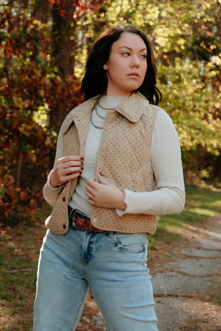 Iverson Corduroy Vest - Lunabelle West