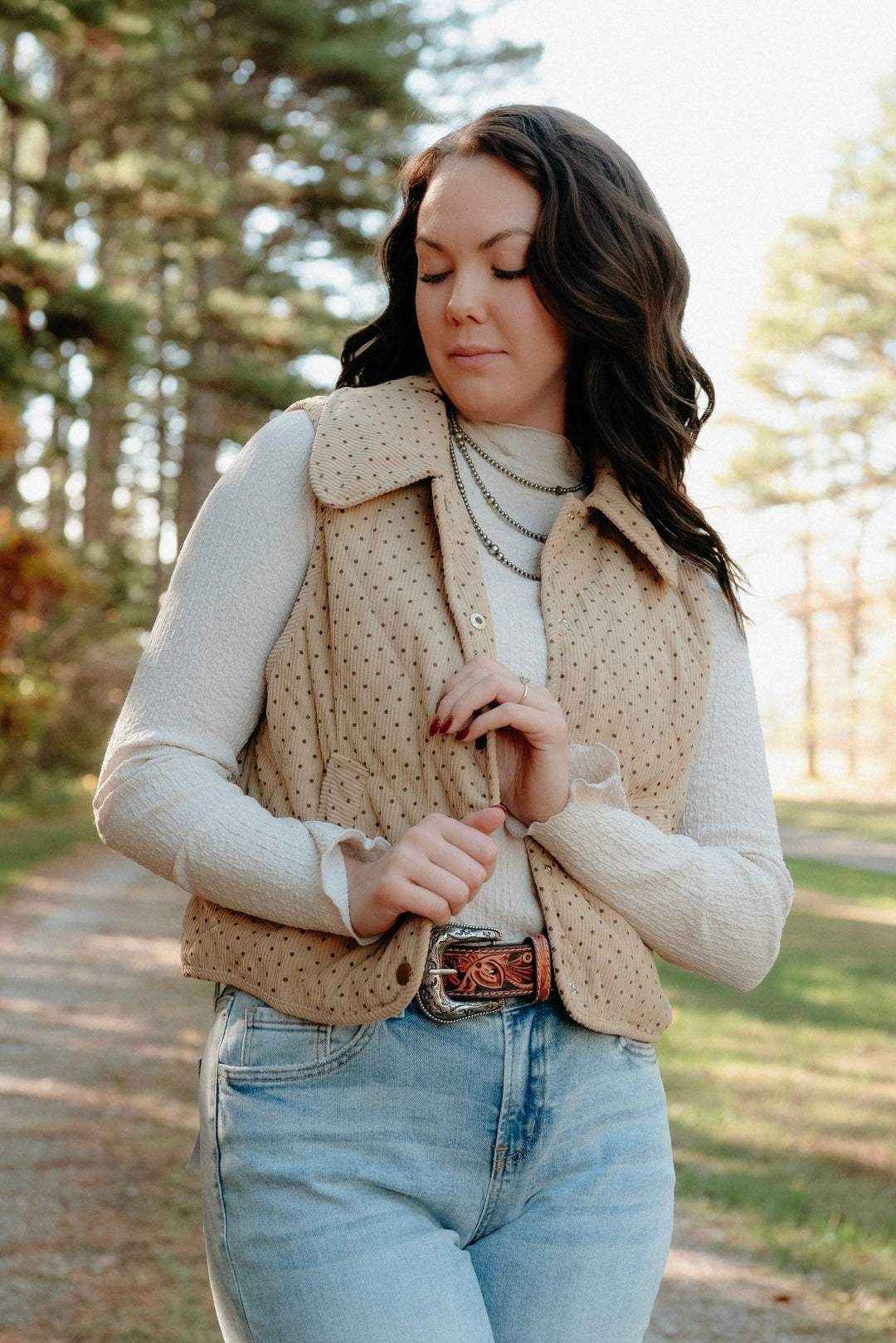 Iverson Corduroy Vest - Lunabelle West