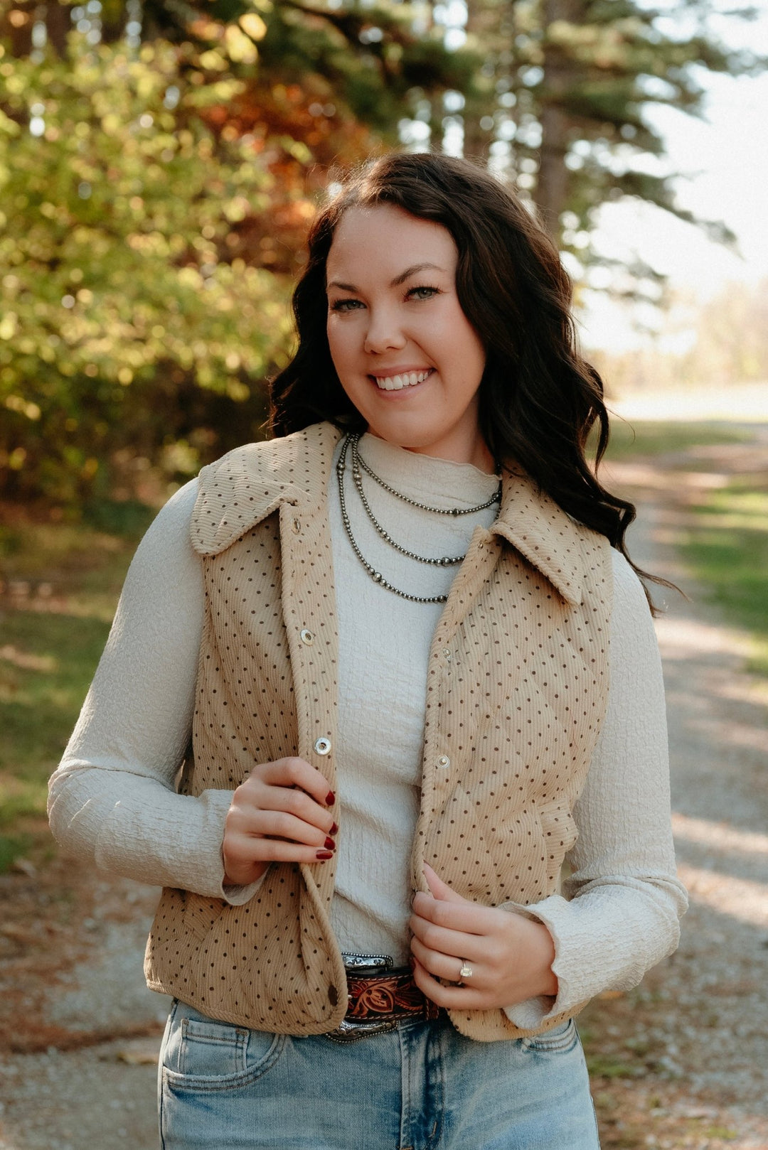 Iverson Corduroy Vest - Lunabelle West