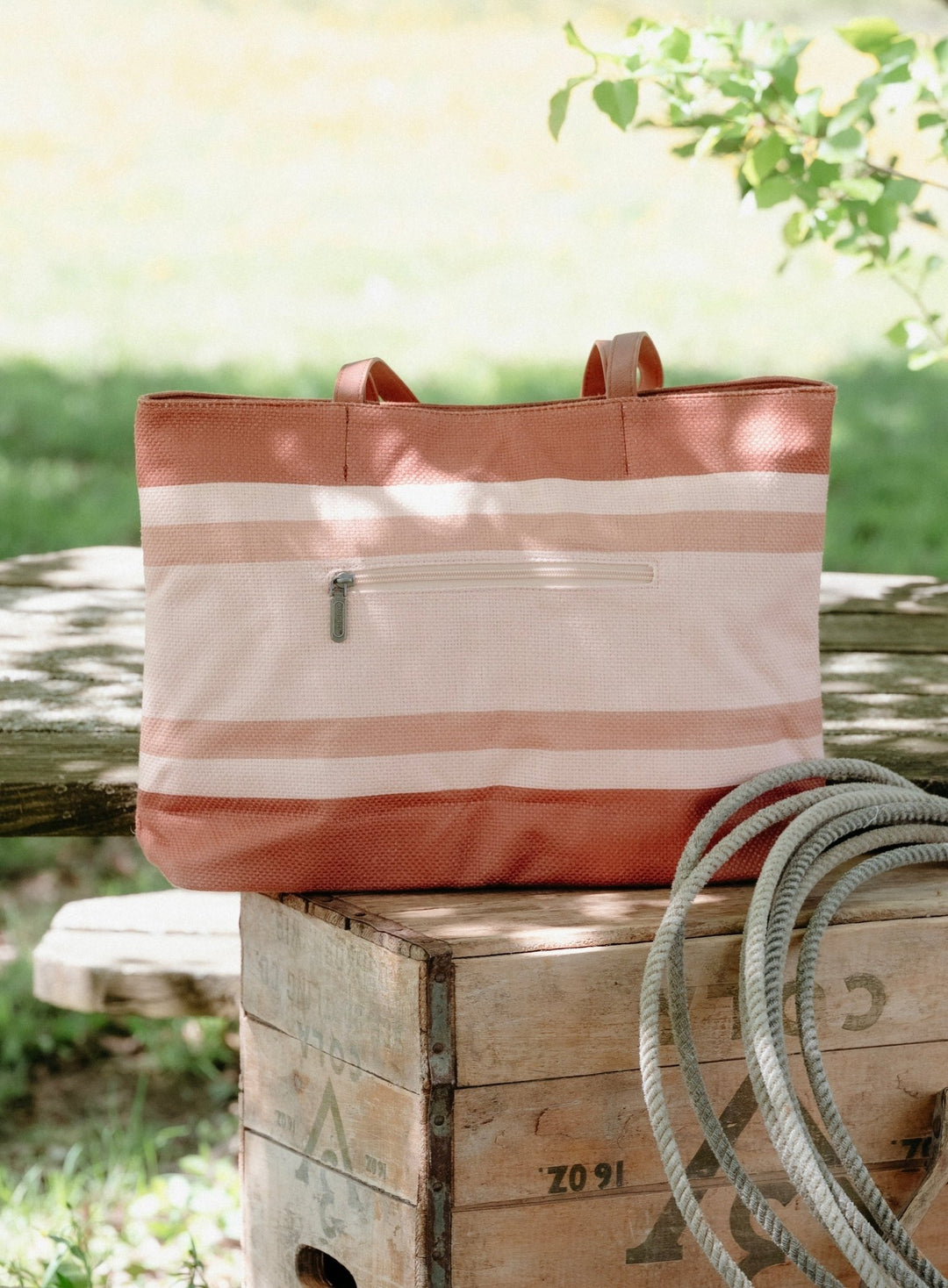 Wrangler Canvas Tote (Tan) - Lunabelle West